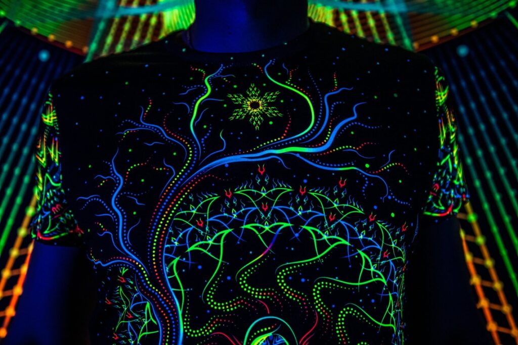 UV Festival Outfit Master of Portals, Psychedelic Rave Clothing, Full Print T-Shirt