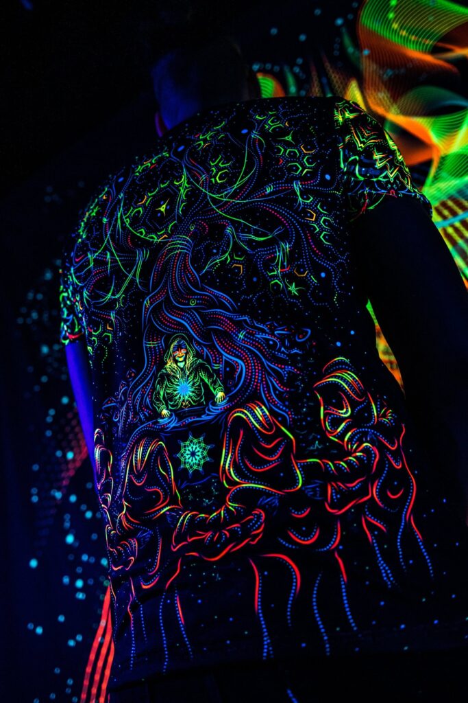 UV Festival Outfit Master of Portals, Psychedelic Rave Clothing, Full Print T-Shirt