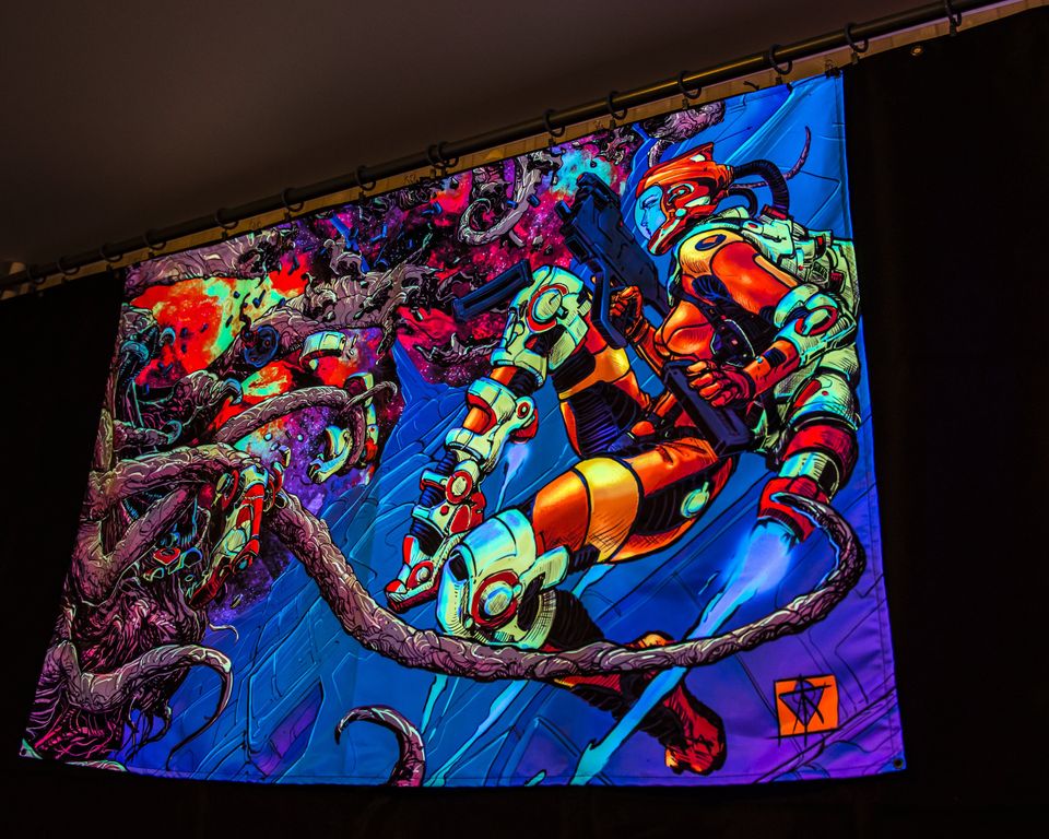 Space Encounter Backdrop
