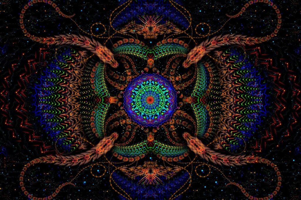 Cosmic Snakes Backdrop