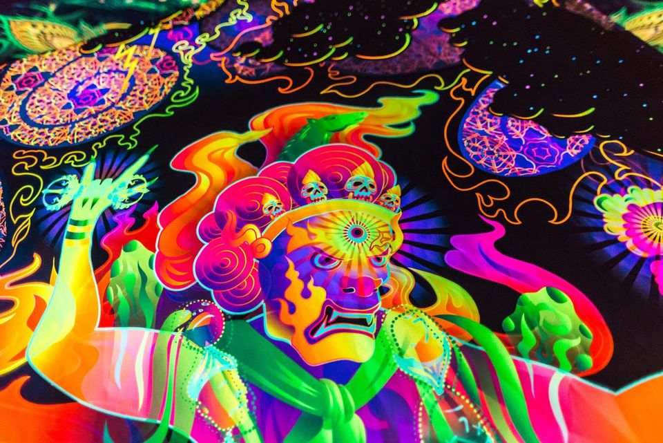 Hayagriva's Eyes Backdrop