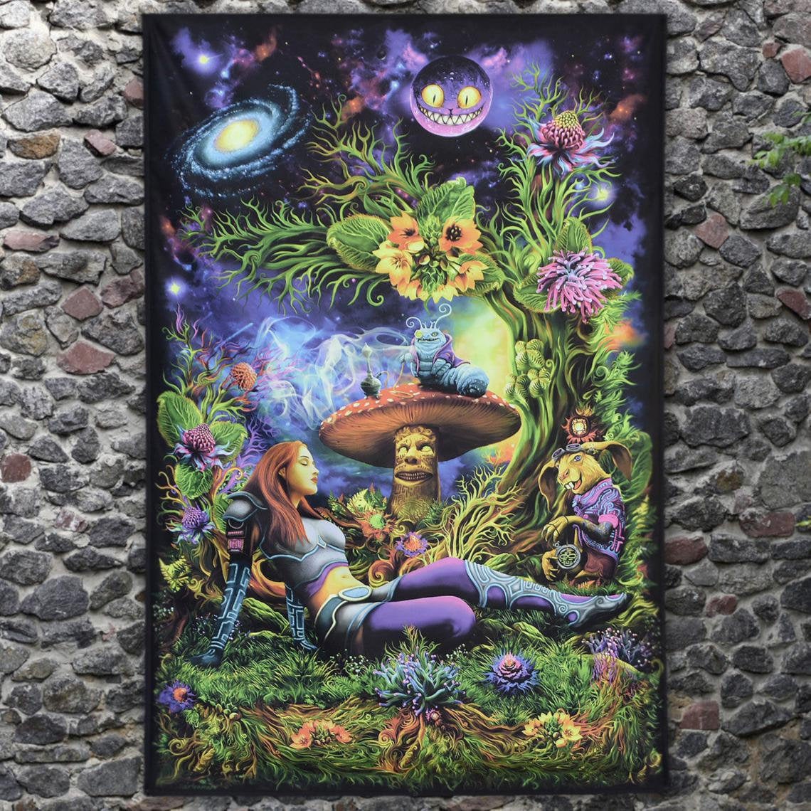 Alice in Psychedelic Wonderland Backdrop - Image 2