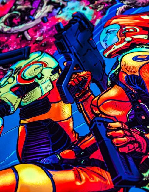 Space Encounter Backdrop - Image 3