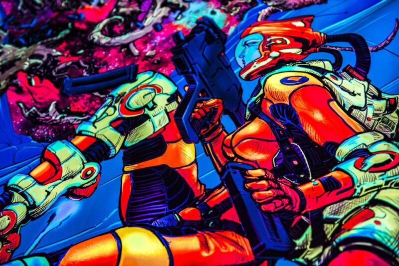 Space Encounter Backdrop - Image 3