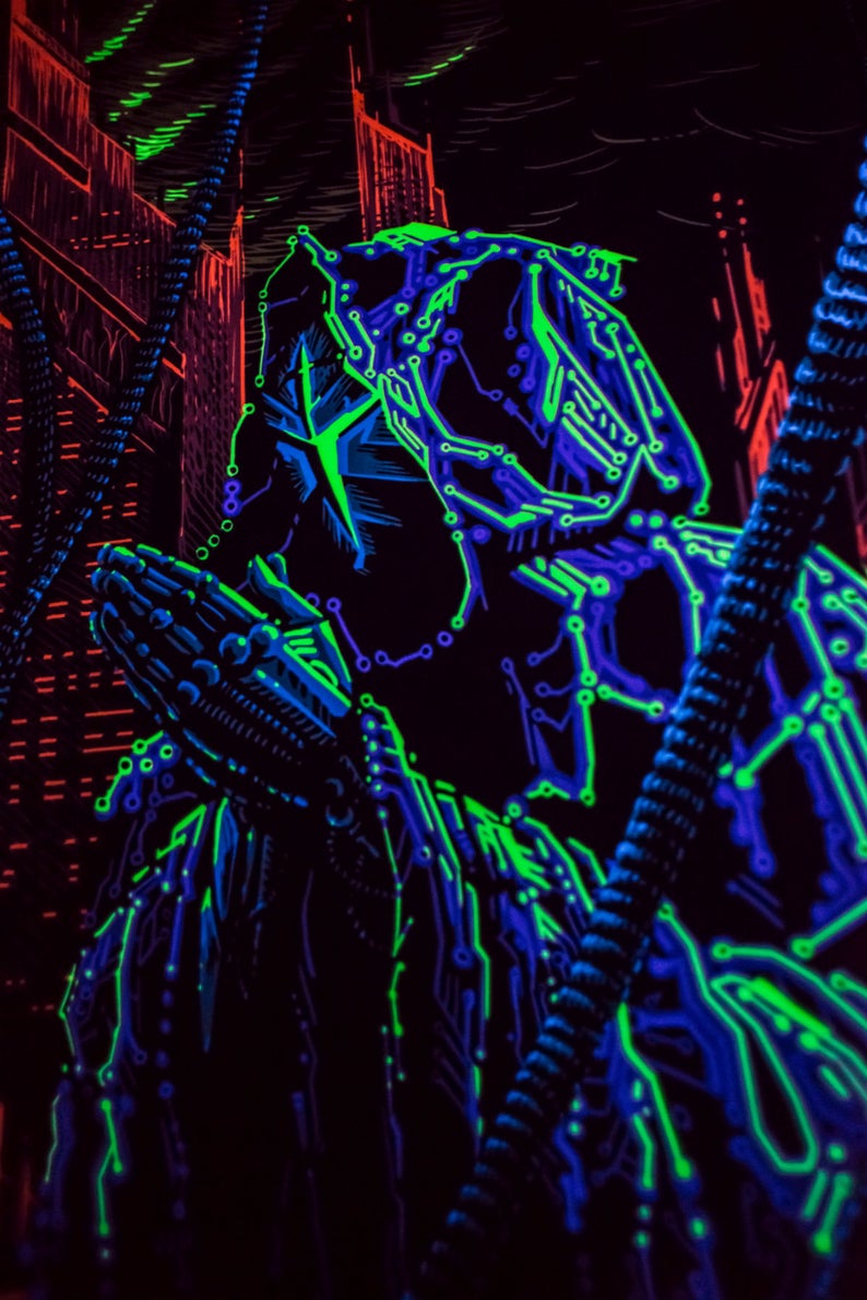 Cyber ​​Temple Backdrop - Image 3