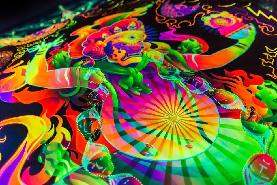 Hayagriva's Eyes Backdrop