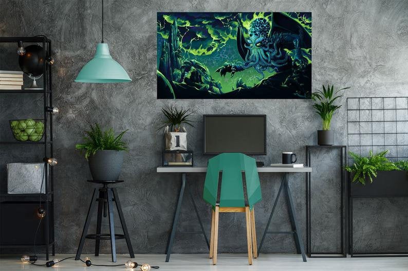 Electric Cthulhu Backdrop