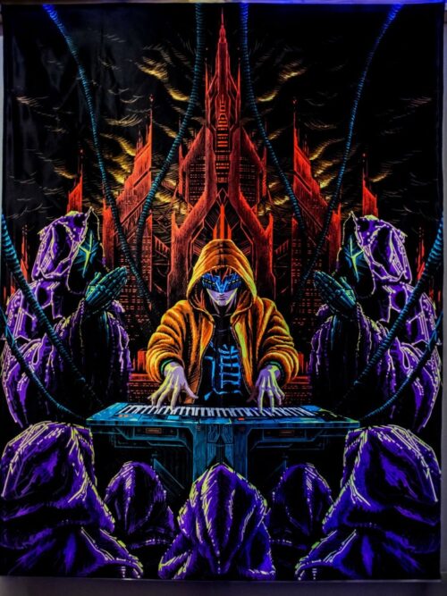 Cyber ​​Temple Backdrop - Image 5