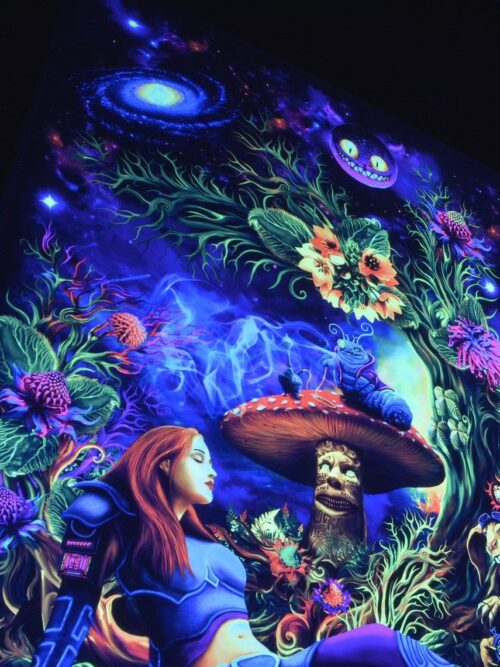 Alice in Psychedelic Wonderland Backdrop - Image 5