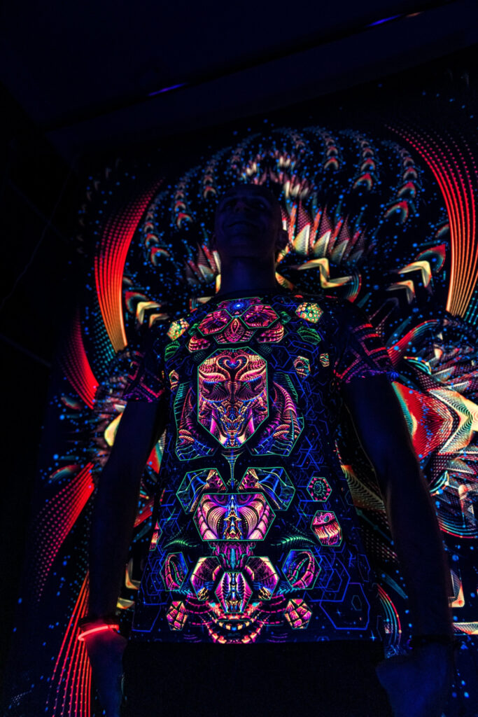 UV Festival Clothing Terraformer, Psychedelic Rave Outfit, Full Print