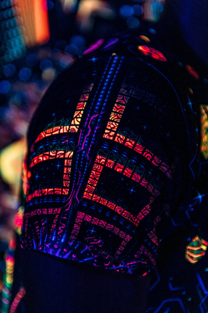 UV Festival Clothing Terraformer, Psychedelic Rave Outfit, Full Print