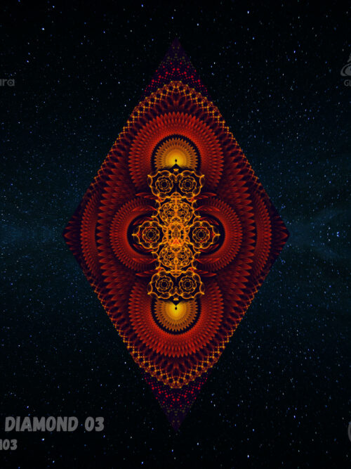 Agni – Hexagram – AG-DM03 – UV-Canopy – Psychedelic Party Decoration - Image 4