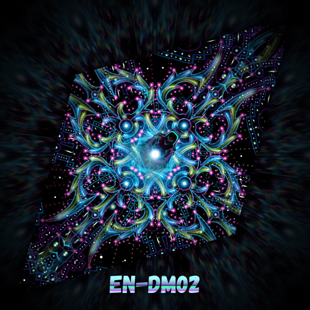 Enlightenment – Hexagram – DM02 – UV-Canopy – Psychedelic Party Decoration
