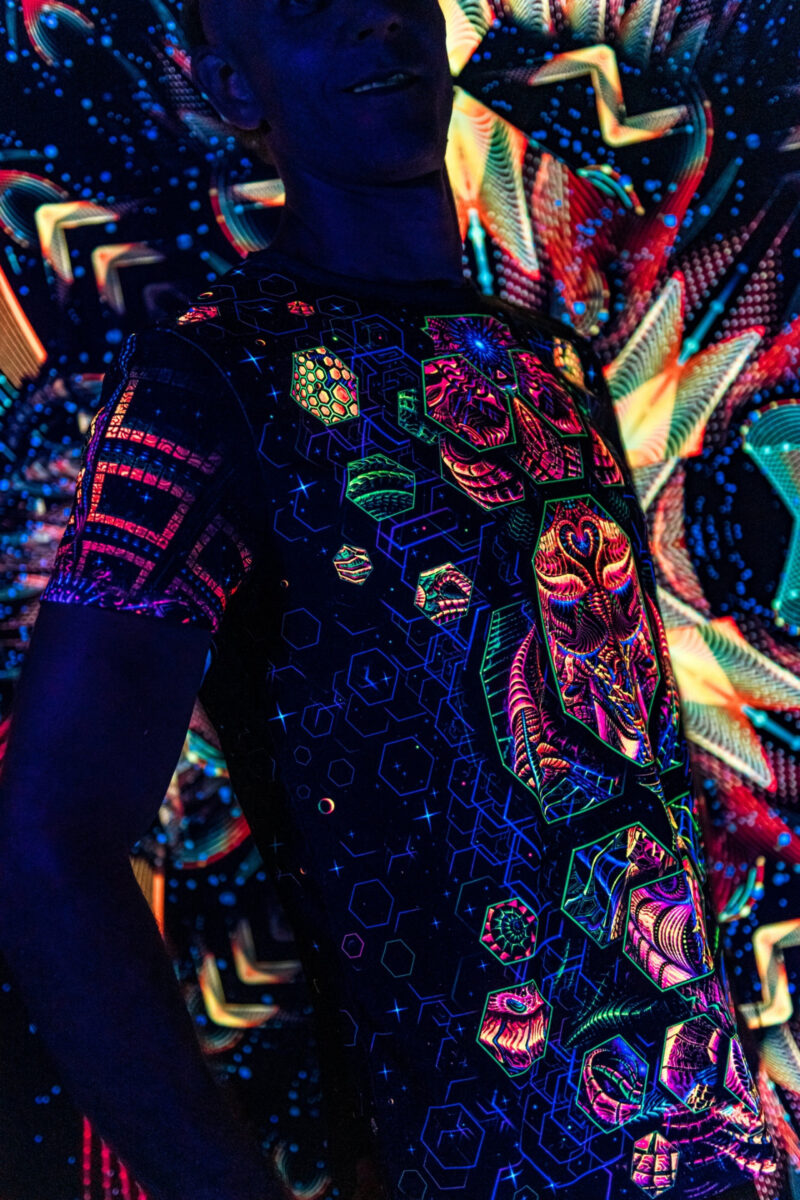 UV Festival Clothing Terraformer, Psychedelic Rave Outfit, Full Print - Image 4