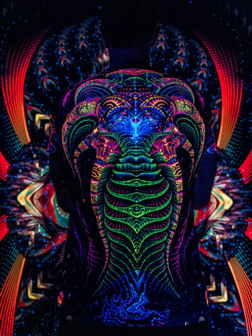 UV Festival Clothing Terraformer, Psychedelic Rave Outfit, Full Print - Image 5