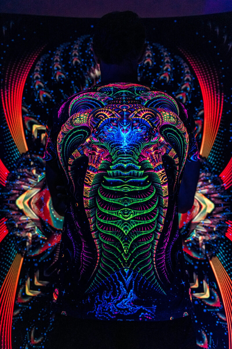 UV Festival Clothing Terraformer, Psychedelic Rave Outfit, Full Print - Image 5