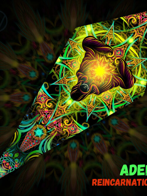 Reincarnation 2 – Adept&Leaf – Psychedelic UV-Reactive Canopy – 12 petals set - Image 6