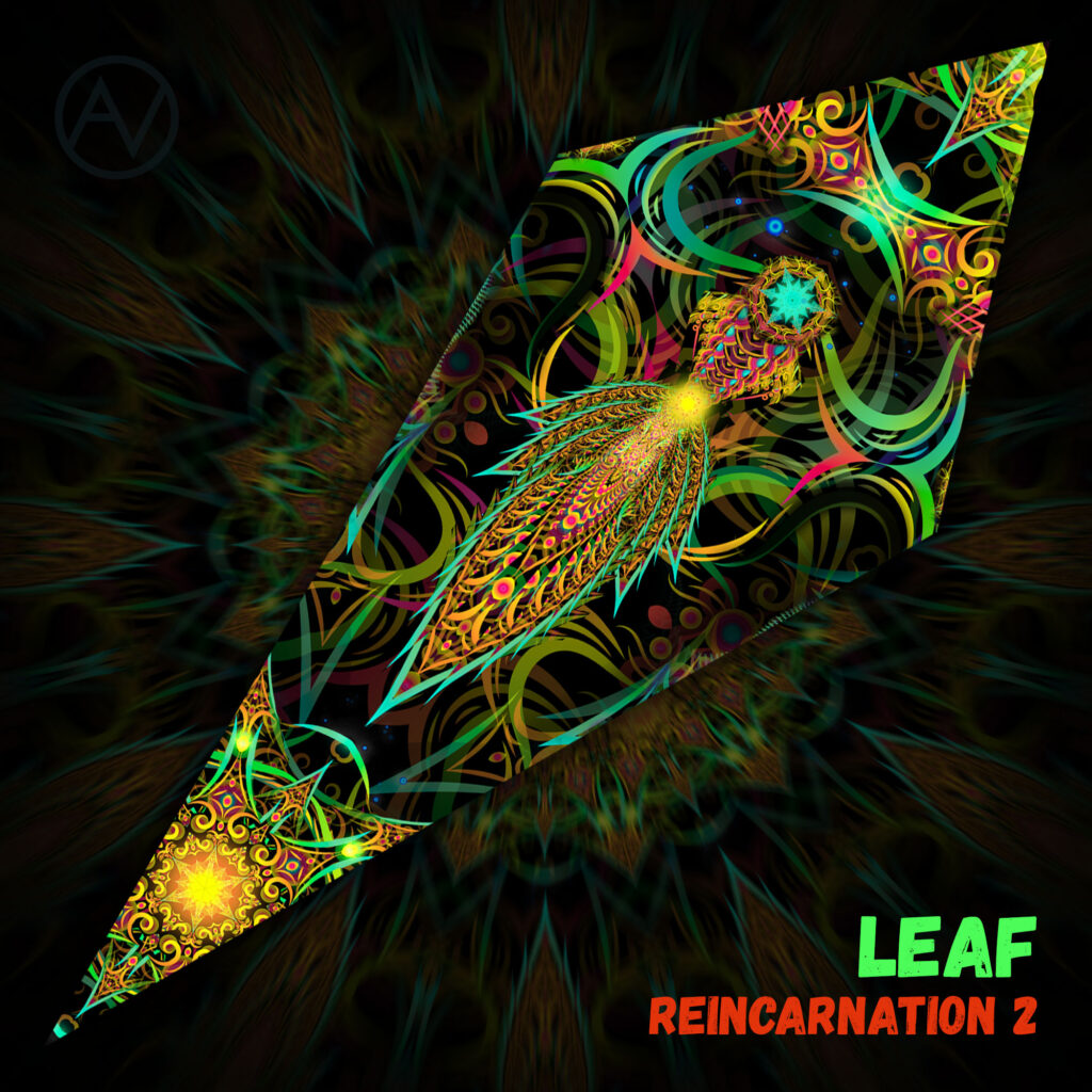 Reincarnation 2 – Adept&Leaf – Psychedelic UV-Reactive Canopy – 12 petals set
