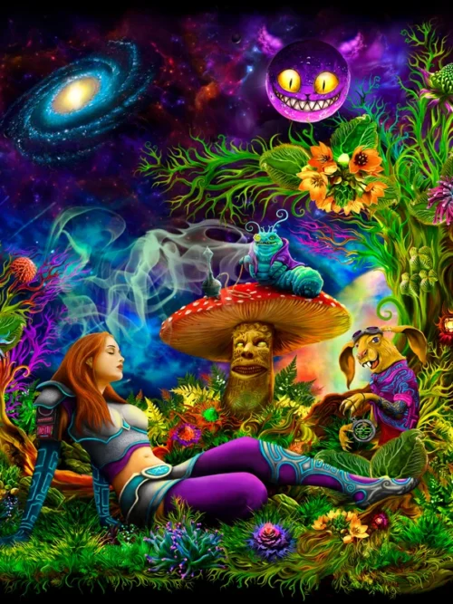 Alice in a psychedelic wonderland - Image 2