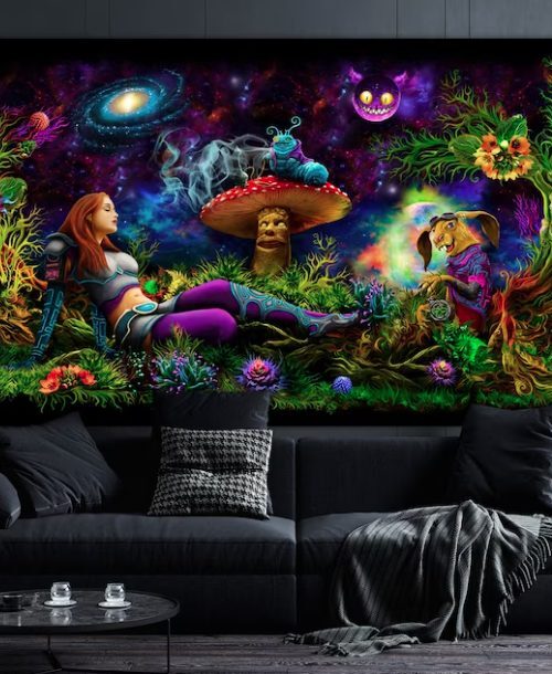 Alice in a psychedelic wonderland - Image 1