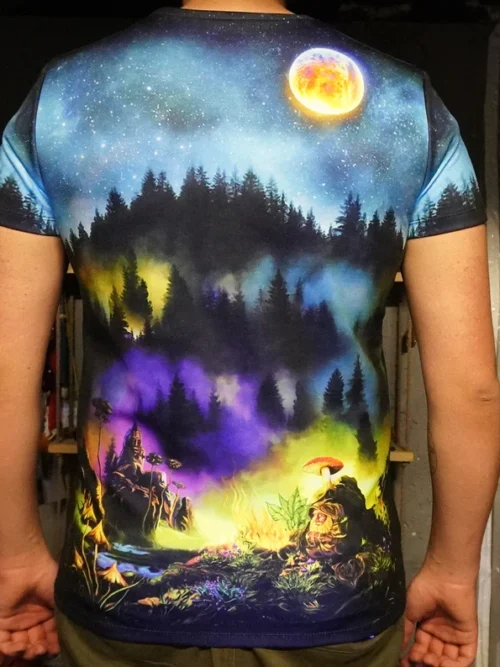 Outfit for Raves Dracat Cat, Full Print UV Festival Clothing - Image 8