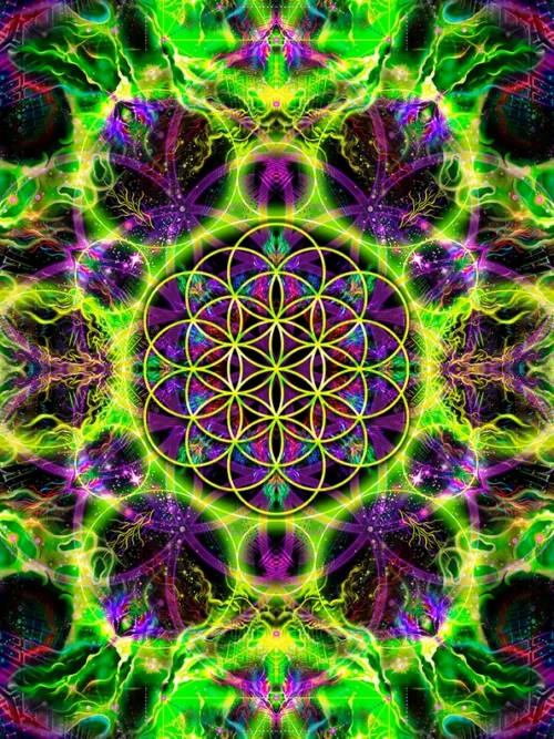 Flower of Life Lime - Image 2
