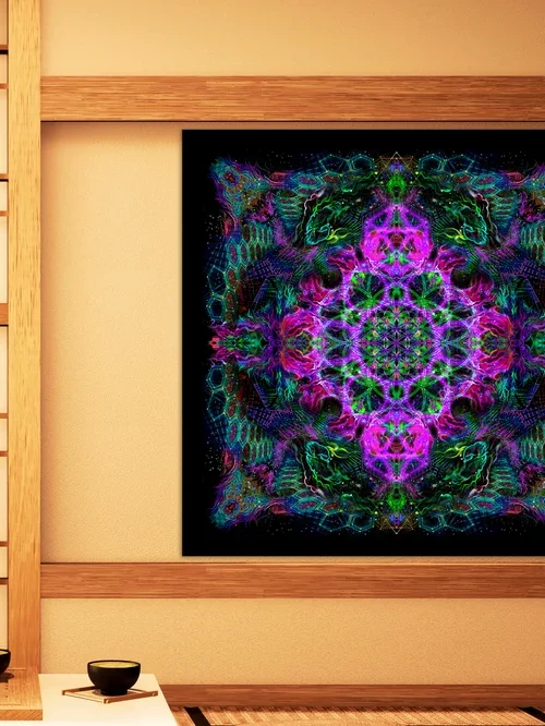 Flower of Life Purple - Image 5