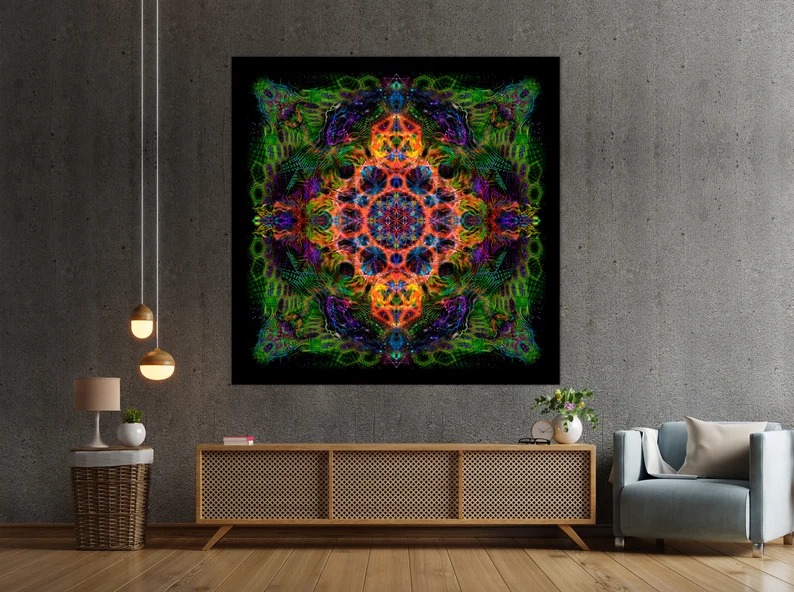 Flower of Life Orange