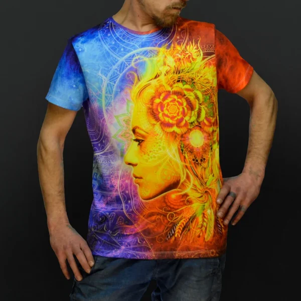 Love mandala orange girl