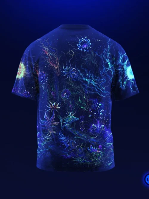UV Rave Outfit Mavka, Psychedelic Festival Clothing, Full Print - Image 4