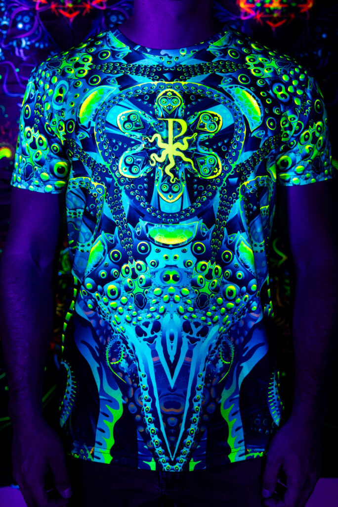 Festival Outfit Proxeeus, Psychedelic Rave Clothing, Full Print