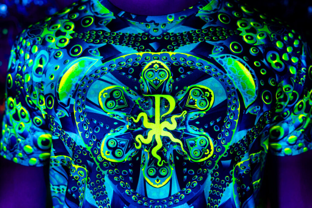 Festival Outfit Proxeeus, Psychedelic Rave Clothing, Full Print