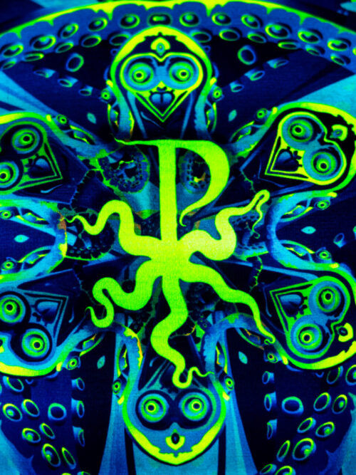 Festival Outfit Proxeeus, Psychedelic Rave Clothing, Full Print - Image 4