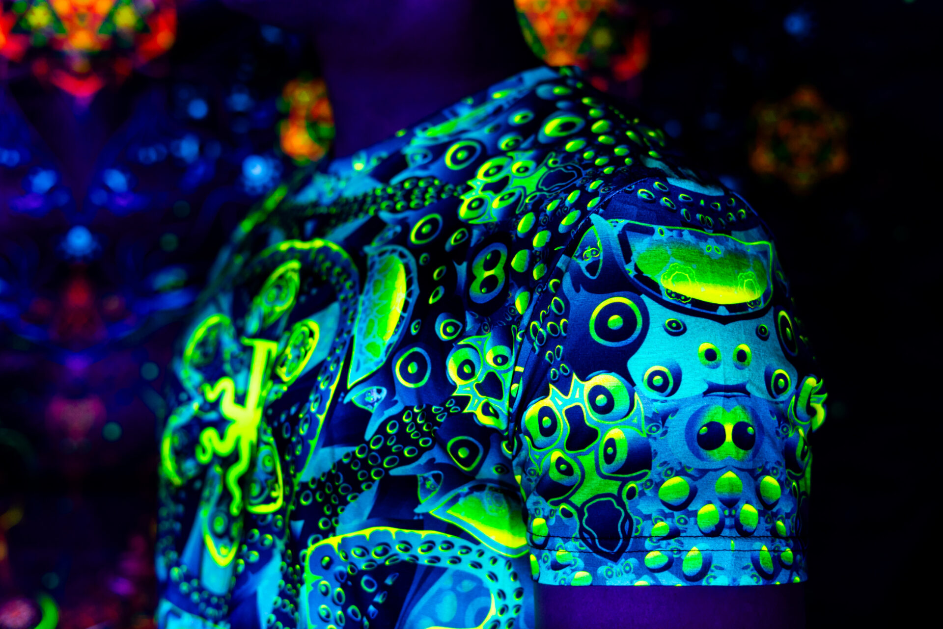 Festival Outfit Proxeeus, Psychedelic Rave Clothing, Full Print - Image 5