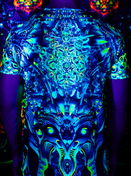 Festival Outfit Proxeeus, Psychedelic Rave Clothing, Full Print - Image 7
