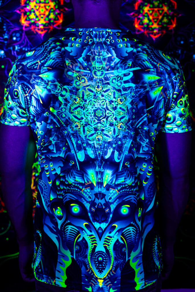 Festival Outfit Proxeeus, Psychedelic Rave Clothing, Full Print