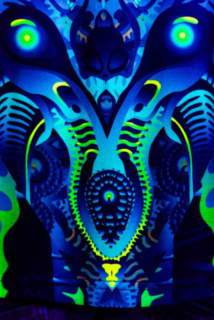 Festival Outfit Proxeeus, Psychedelic Rave Clothing, Full Print