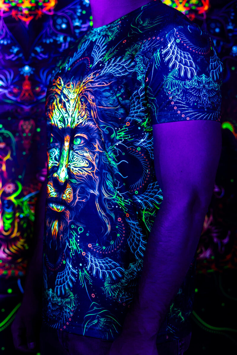 Rave Outfits FOA, Psychedelic UV Festival Clothing - Image 3