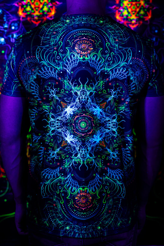 Rave Outfits FOA, Psychedelic UV Festival Clothing