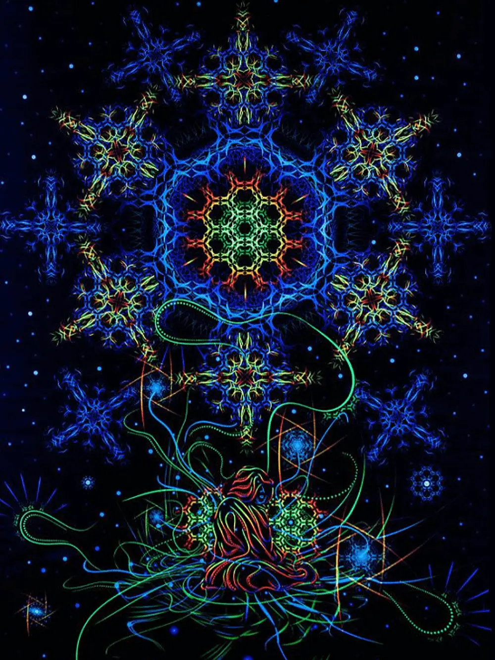 Shop & explore psy tapestries, black light wall tapestries and UV reactive tapestry backdrops featuring trippy art, mandalas and psychedelic artwork