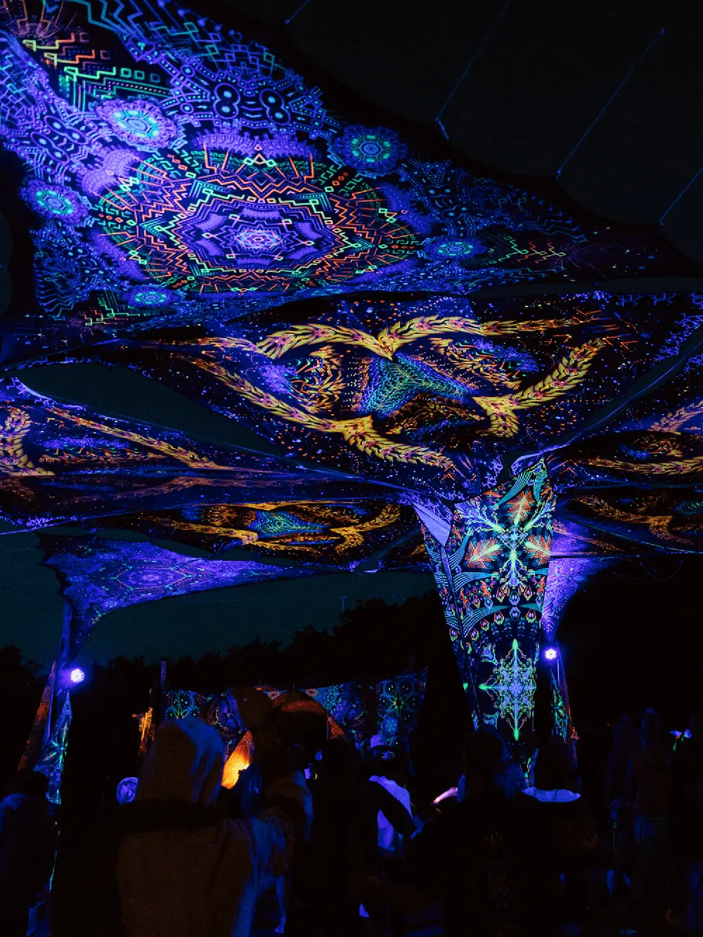 Shop and explore psychedelic art, blacklight art, trippy art, UV tapestries and unique decorations for unforgettable parties and raves